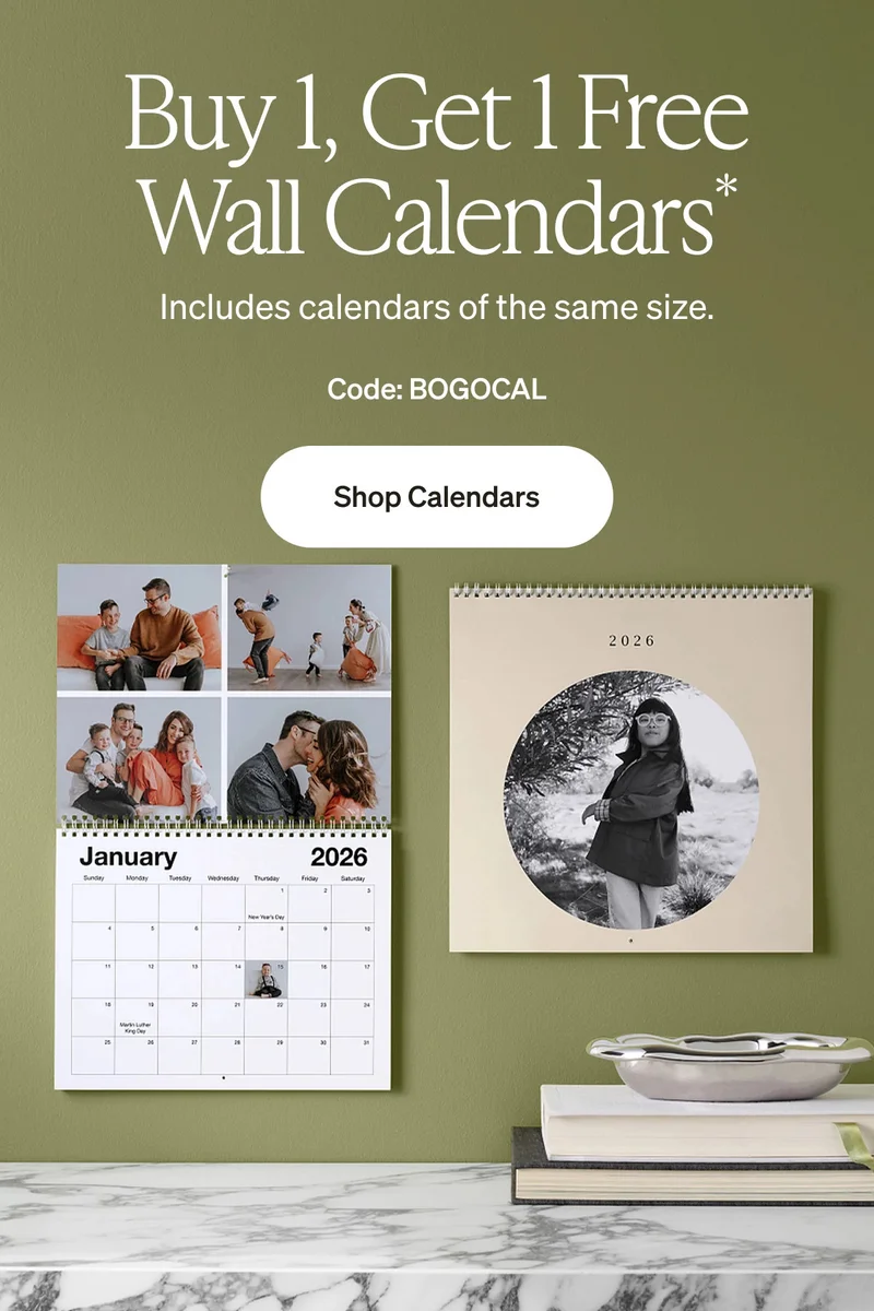 Buy 1, Get 1 Free Wall Calendars
