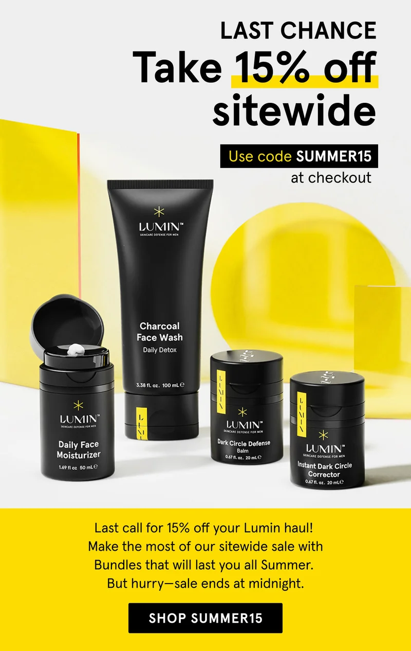 LAST CHANCE: Take 15% off sitewide - SHOP SUMMER15