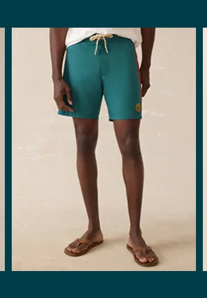 Surf Ghana Boardshort - Agona Green
