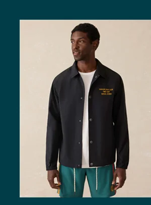 Surf Ghana Coaches Jacket - Black