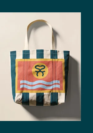 Surf Ghana Tote - Agona Green