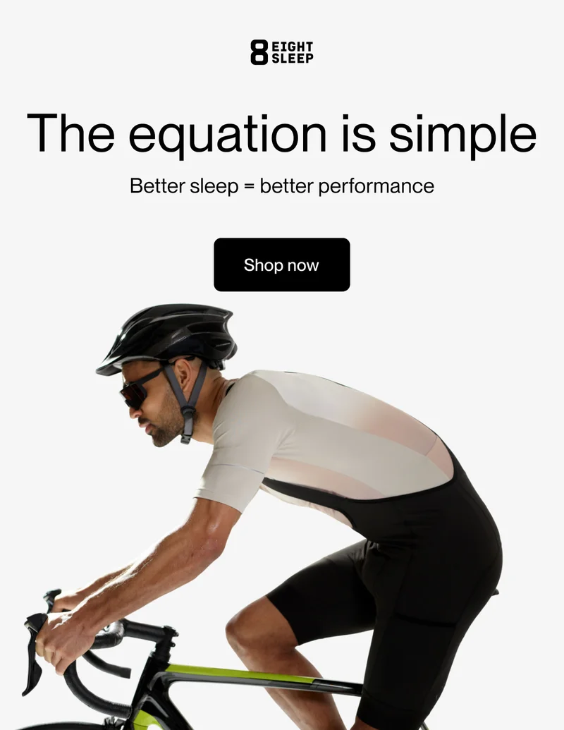 The equation is simple | Better sleep = better performance