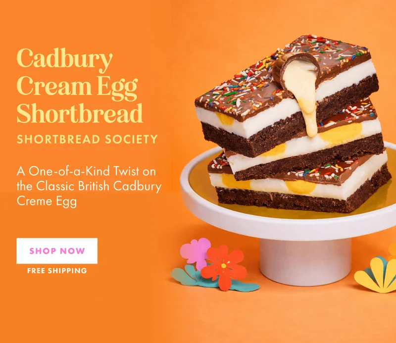 Cadbury Cream Egg Shortbread Tray Cadbury Cream Egg Shortbread Tray