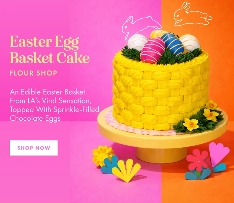 Easter Egg Basket Cake Easter Egg Basket Cake