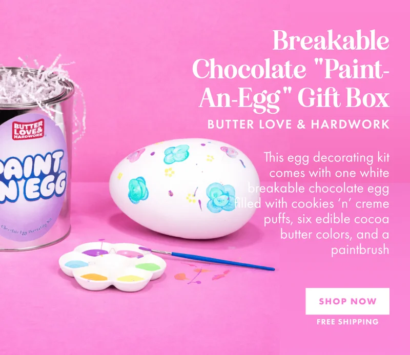 Breakable Chocolate Paint-An-Egg Gift Box Breakable Chocolate Paint-An-Egg Gift Box