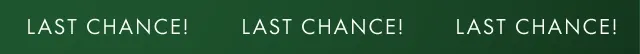 Last chance to save!