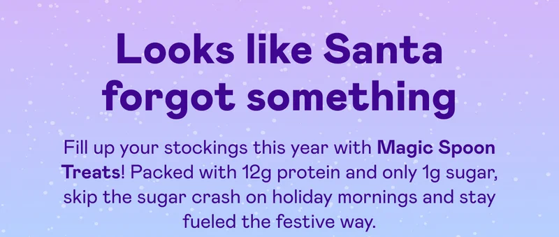 Looks like Santa forgot something