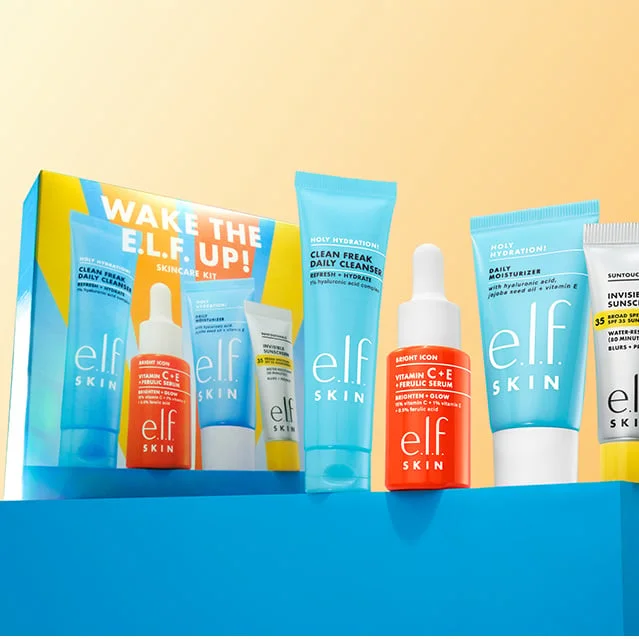 wake the e.l.f. up skincare kit