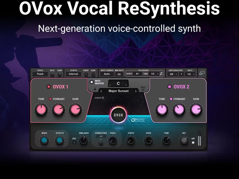 OVox Vocal ReSynthesis: Next-generation voice-controlled synth