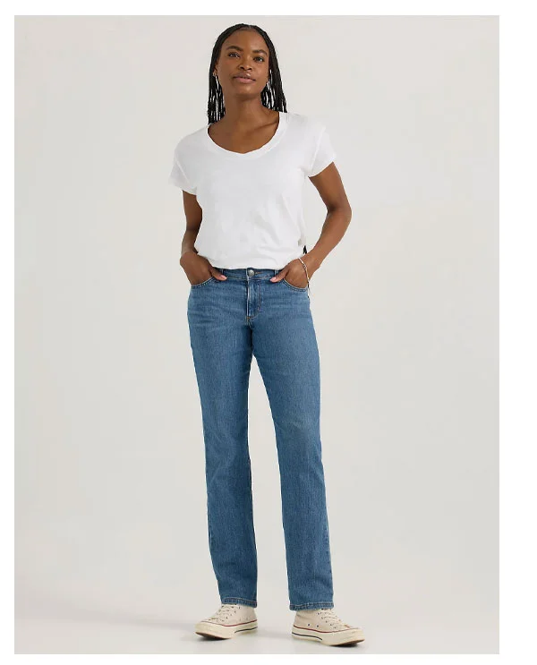Women’s Stretch Relaxed Fit Straight Leg Jean