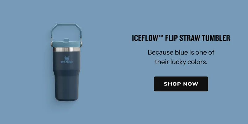 IceFlow Flip Straw Tumbler | Navy