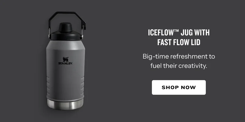 IceFlow Jug with Fast Flow Lid | Charcoal