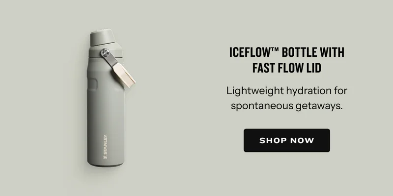 IceFlow Bottle with Fast Flow Lid | Sage Grey