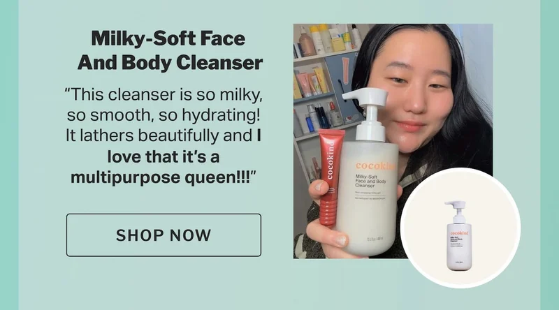 Milky-Soft face  and Body Cleanser