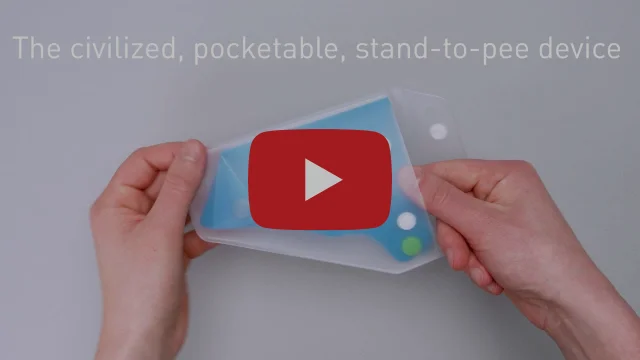 humangear GoPee ... The civilized, pocketable, stand-to-pee device