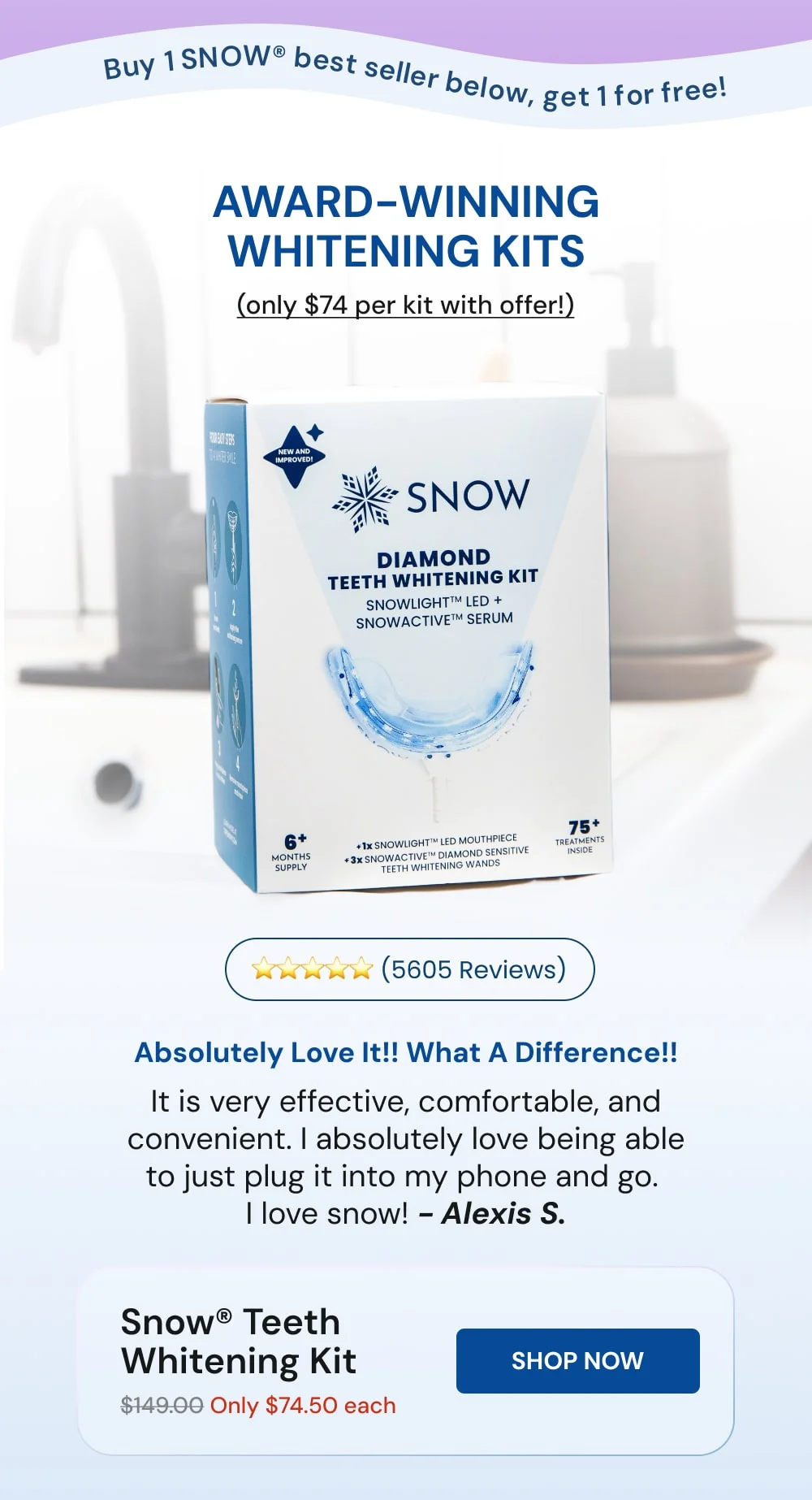 Award Winning Whitening Kit - 5605 Reviews [SHOP NOW]