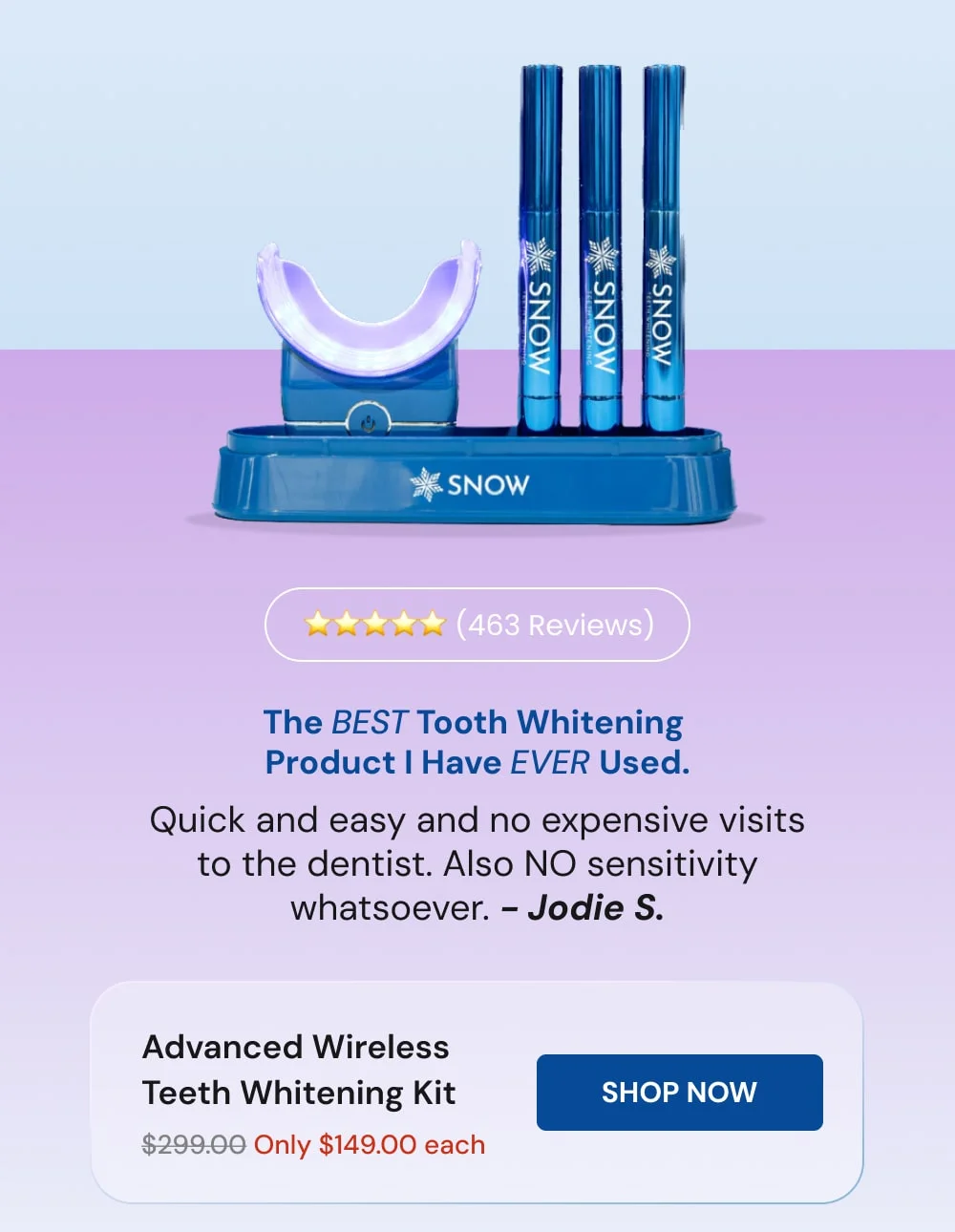 Advanced Wireless Whitening Kit [SHOP NOW]