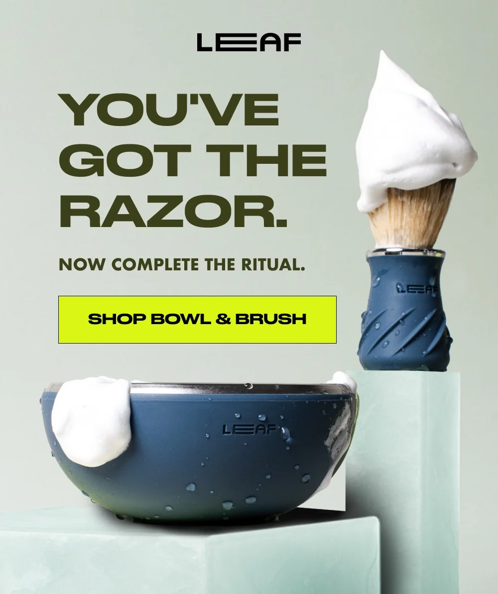 You've got the razor. Now complete the ritual. Shop Bowl & Brush