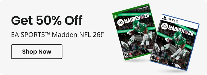 Get 50% Off EA SPORTS™ Madden NFL 26!* | Shop Now