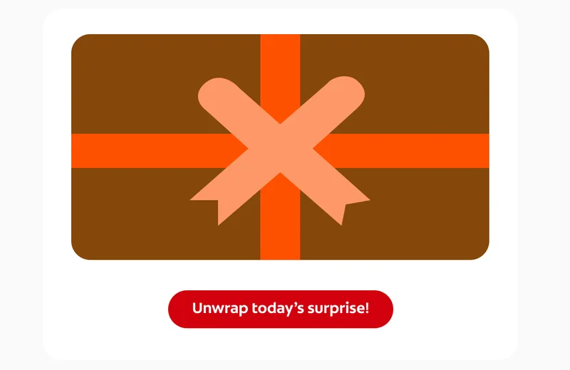 Click here to unwrap today’s surprise!