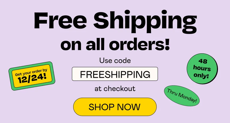 Free Shipping on all orders! | Shop Now