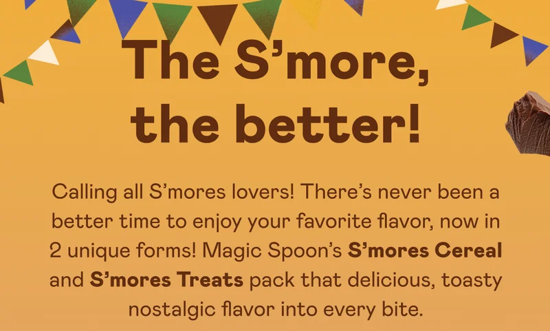 The S'more, the better!