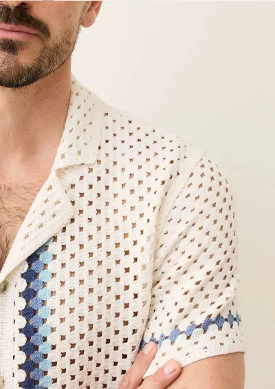 Ace Crochet Resort Shirt