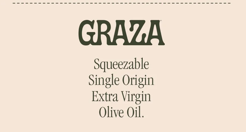 GRAZA SqueezableSingle Origin Extra Virgin Olive Oil.