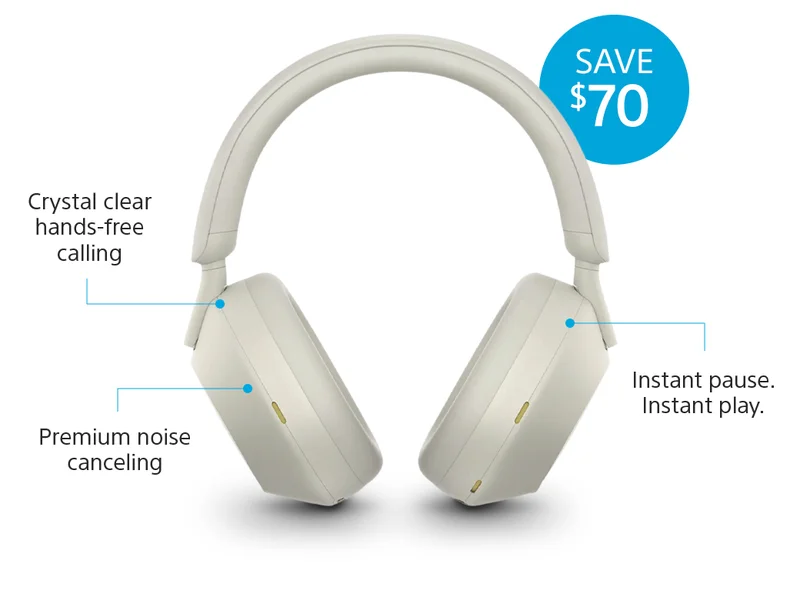 Crystal clear hands-free calling | Instant pause. Instant play. | Premium noise canceling