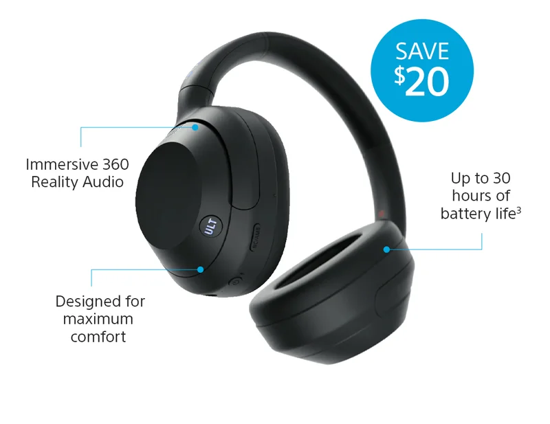 Immersie 360 Reality Audio | Up to 30 hours of battery life³ | Designed for maximum comfort