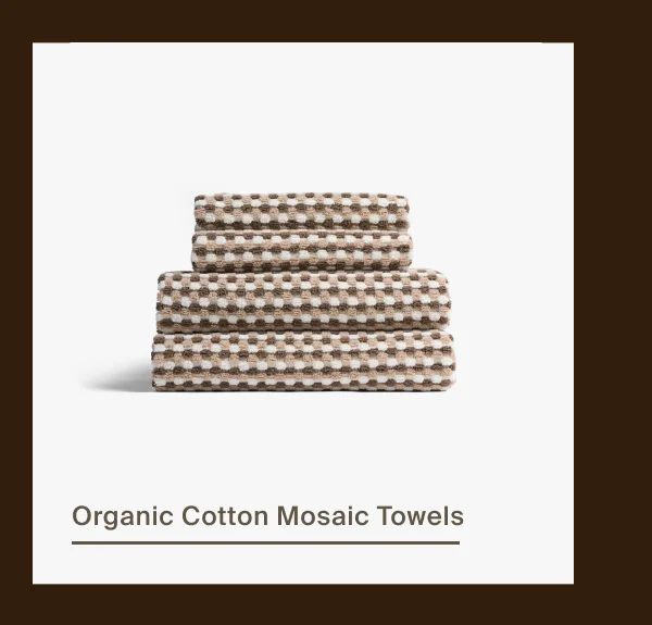 Shop Organic Cotton Mosaic Towels