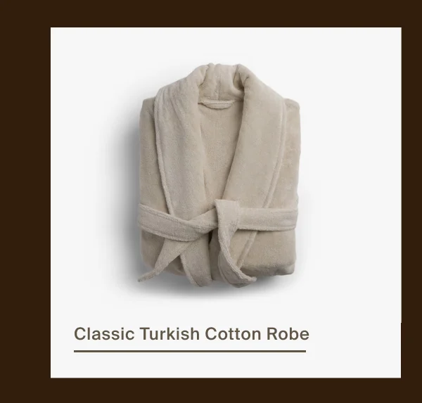 Shop Classic Turkish Cotton Robe