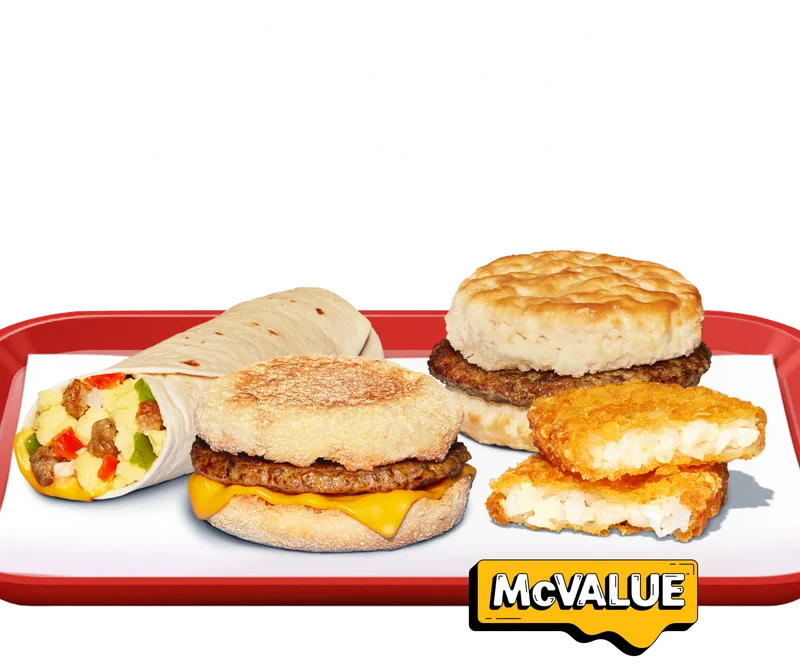 Breakfast comes first.