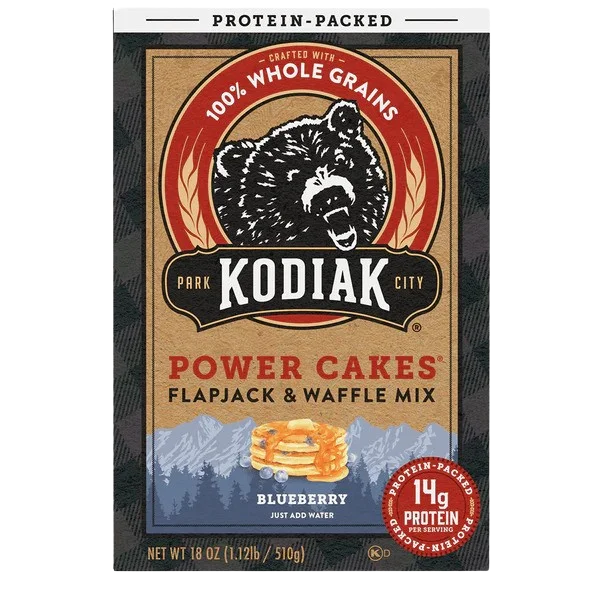 Image of Kodiak Power Cakes Blueberry Flapjack and Waffle Mix