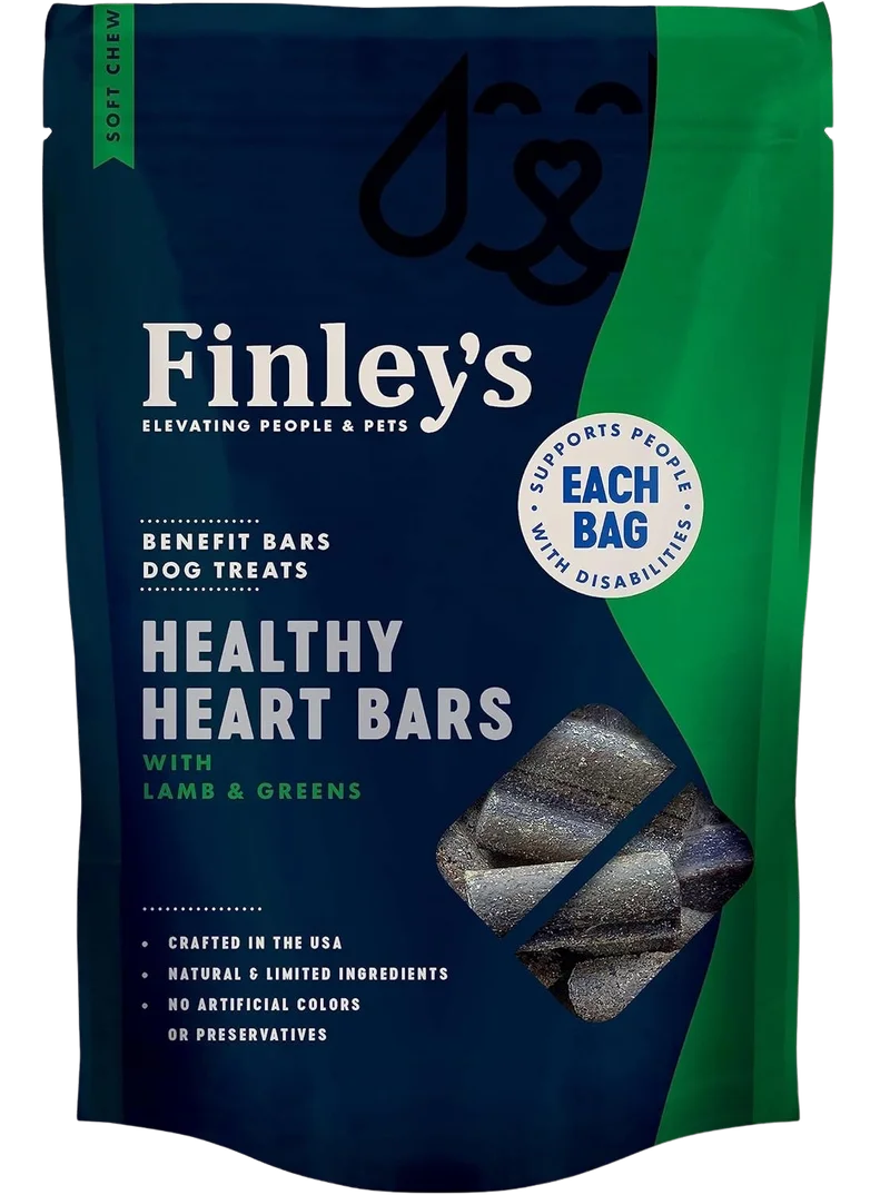 Image of Finley's Healthy Heart Dog Bars - Lamb and Greens