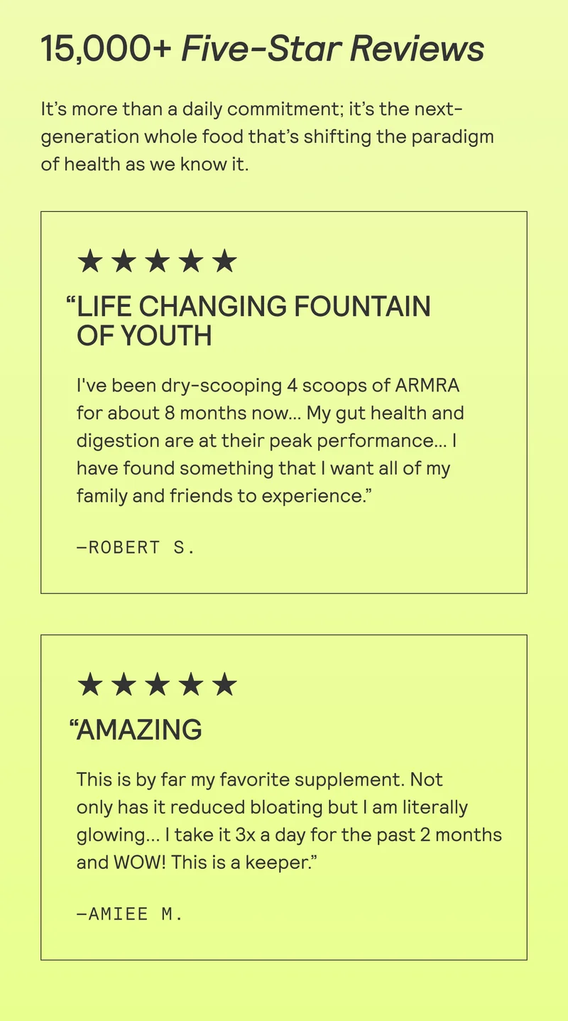 15,000+ five-star reviews