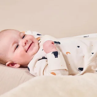 Halloween Print Clever Zip Romper