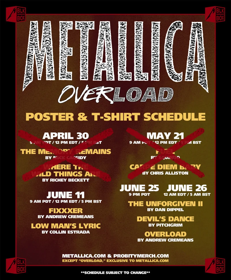 New OverLoad Posters & T-Shirts Available Thursday!