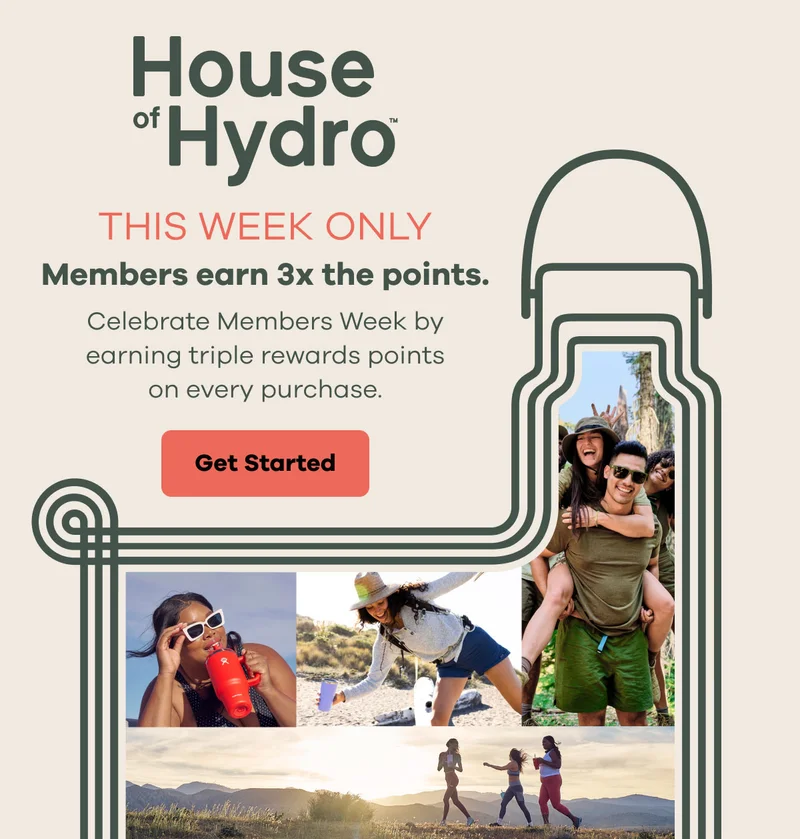 House of Hydro - This Week Only Members earn 3x points | Get Started