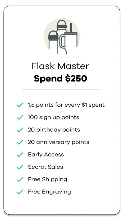 Flask Master | Spend $250