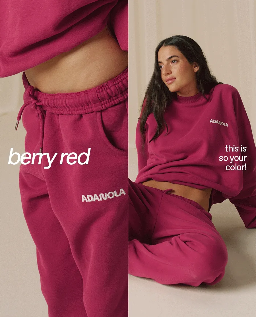 Introducing Berry Red, the sweetest addition to your closet