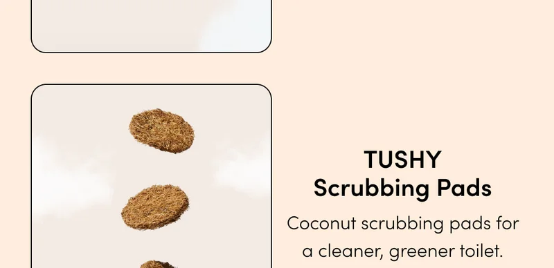 SHOP TUSHY SCRUBBING PADS