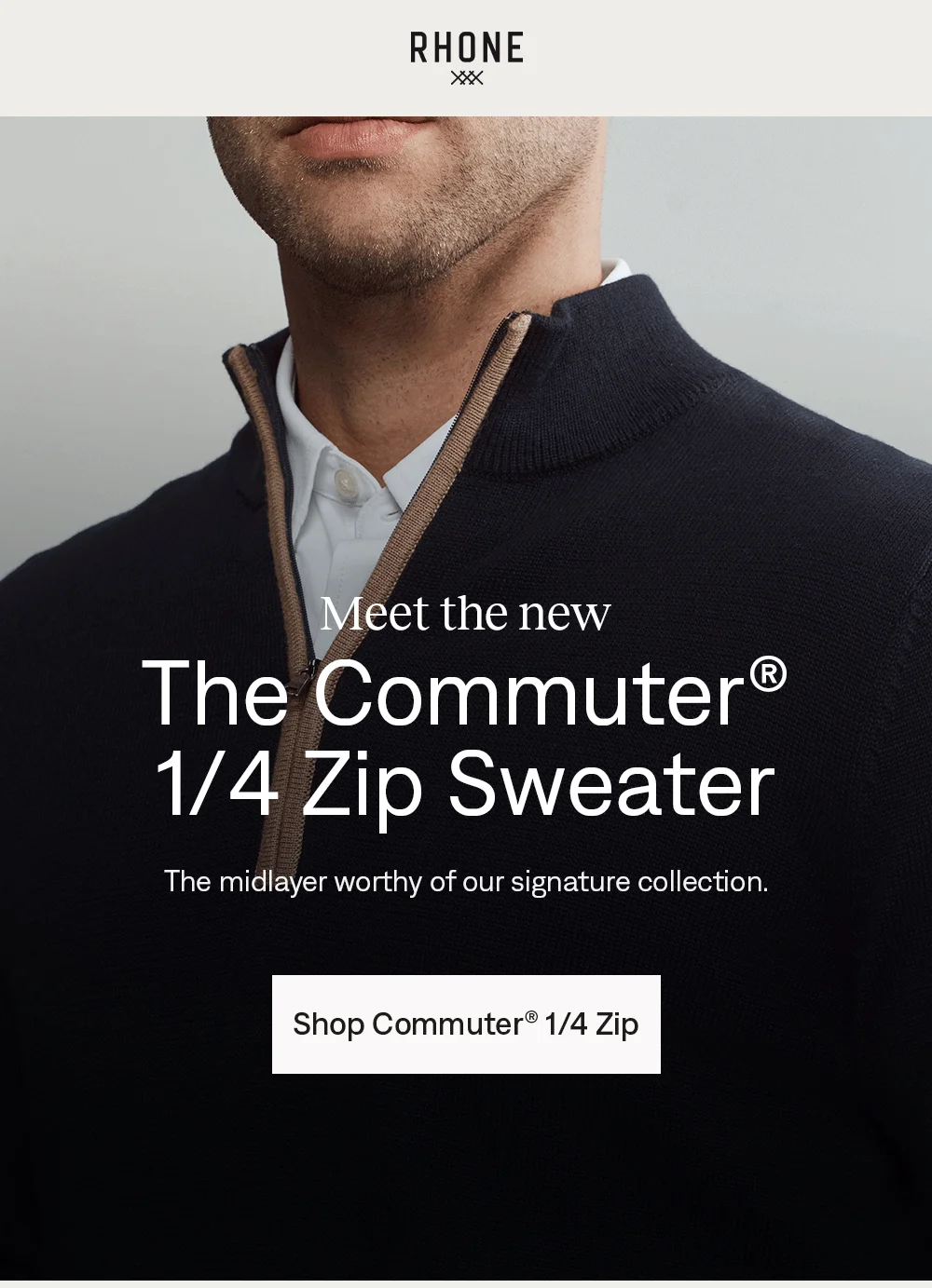 The Commuter® 1/4 Zip Sweater: Shop now