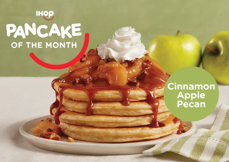 IHOPs Pancake of the Month: Cinnamon Apple Pecan