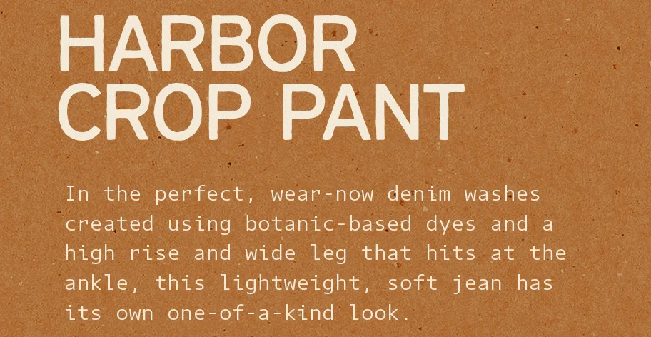 Harbor Crop Pant
