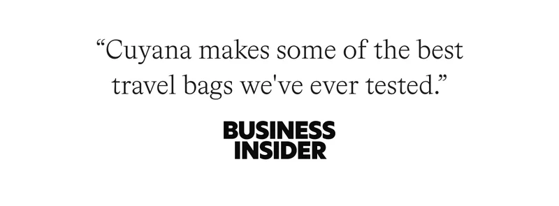"Cuyana makes some of the best travel bags we've ever tested."