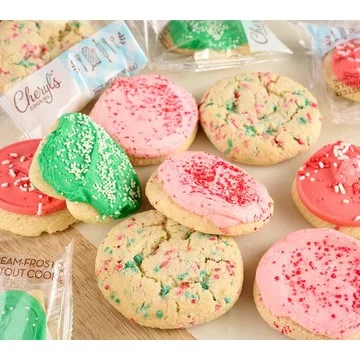 Cheryl's 24pc Holiday Chocolate or Vanilla Lovers Cookie Variety