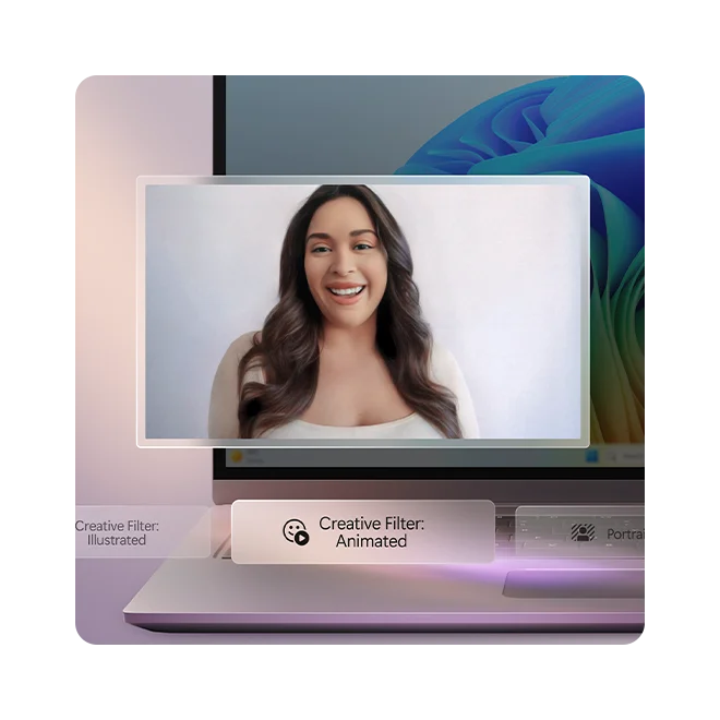Copilot+ PC features: Windows Studio Effects.