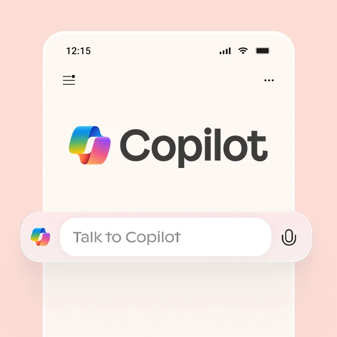 Microsoft Copilot app.