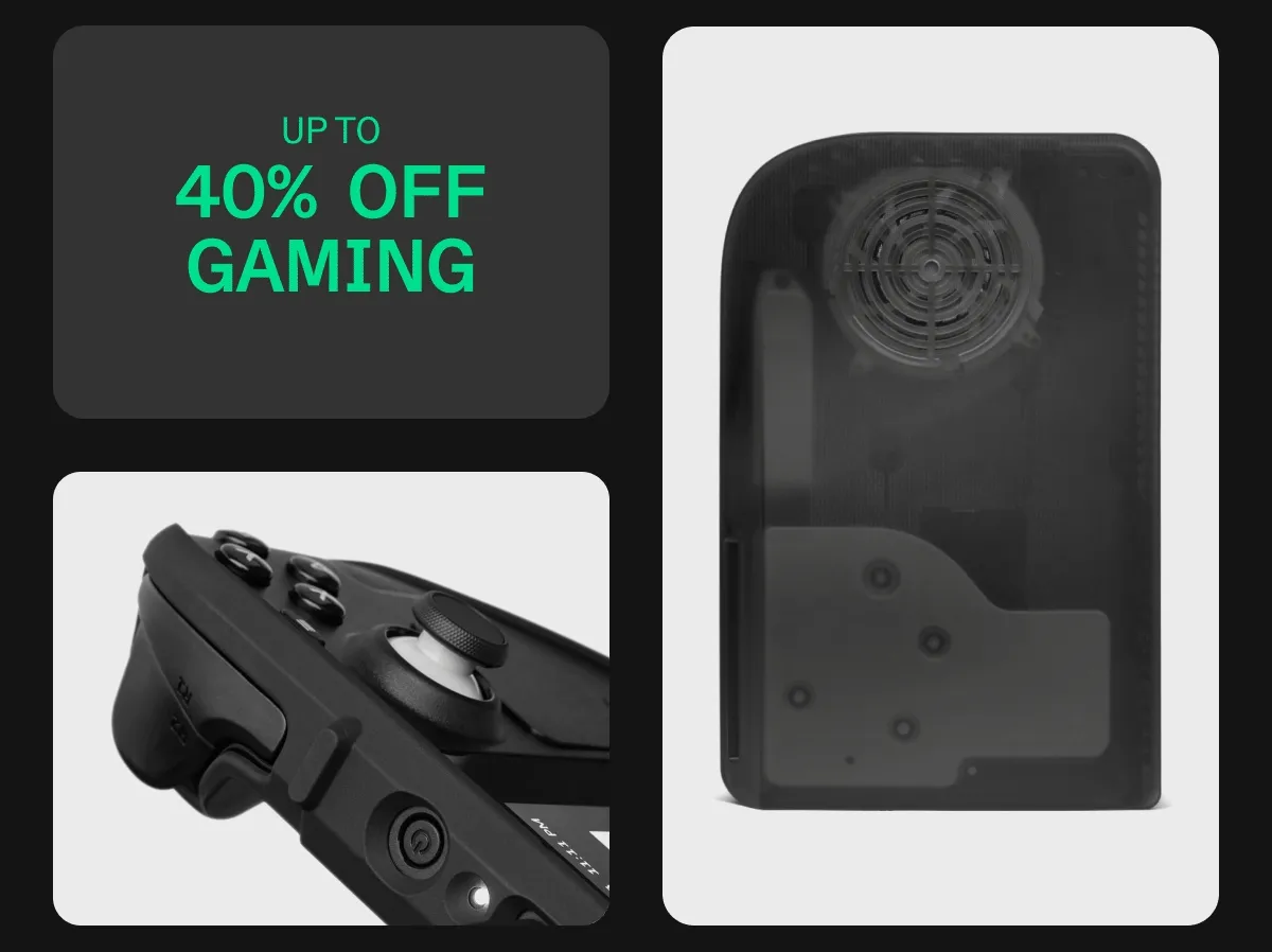 Up to 40% off Gaming